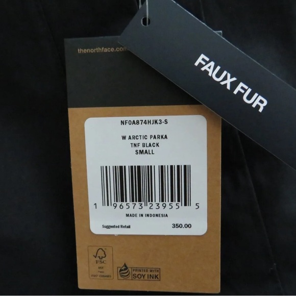 The North Face Women's Arctic Parka II Down Coat TNF Black - Picture 6 of 6